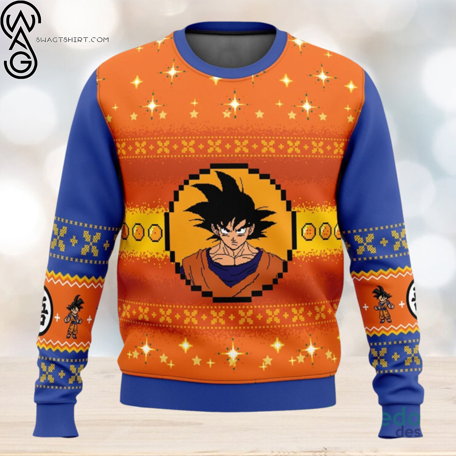 Unleash the Power of Christmas Dragon Ball Z Sweater, the Ultimate Gift for Anime Fans
