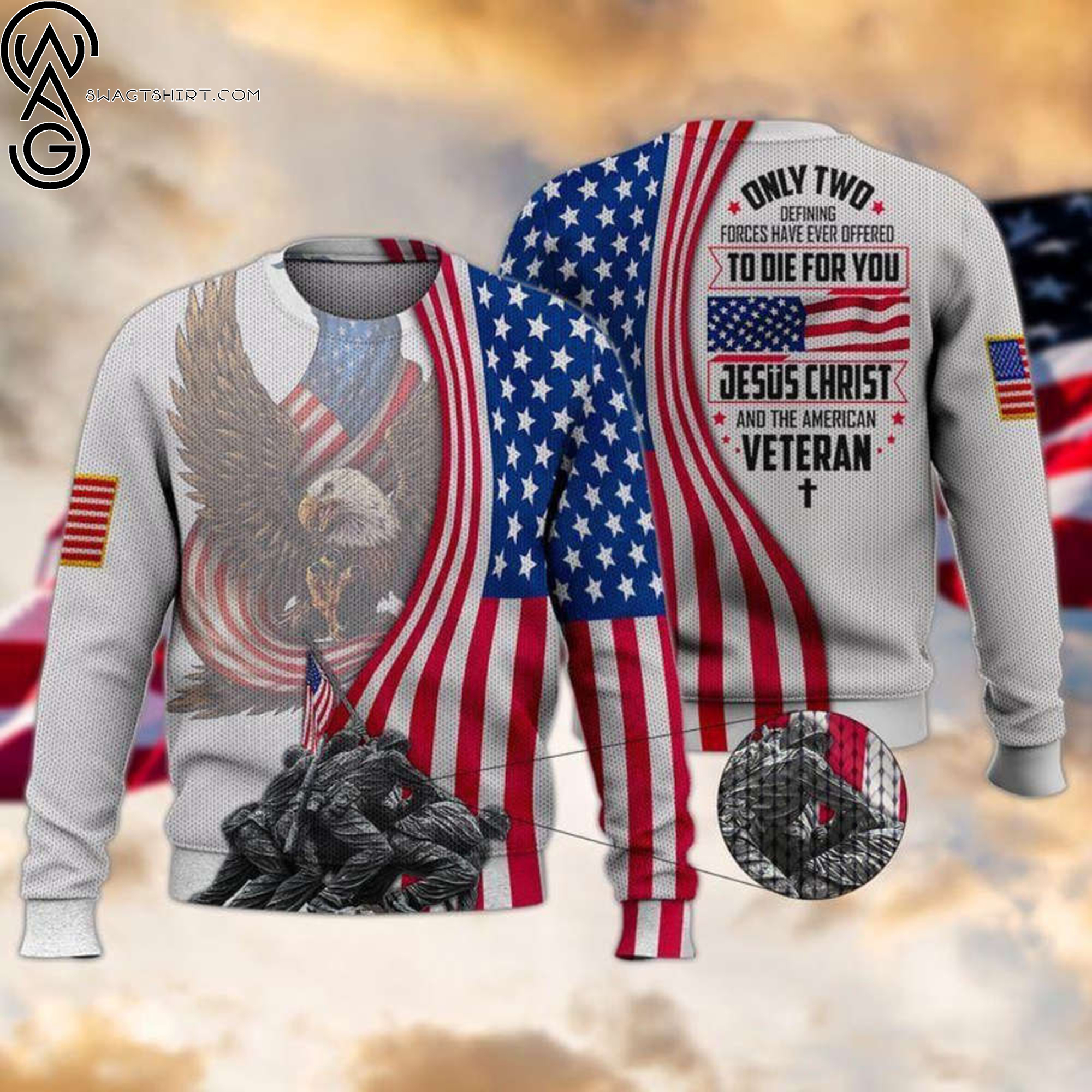 Wrap Yourself in Patriotism The All-American Elegance of the American Flag Sweater