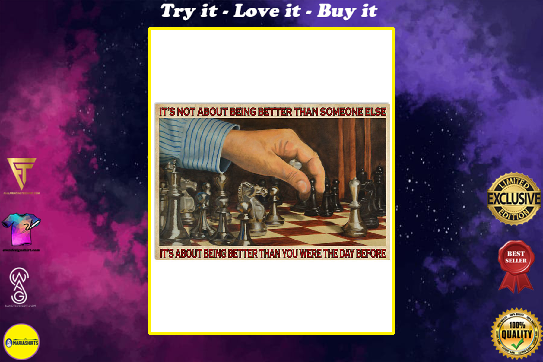 chess its is not about being better than someone else poster