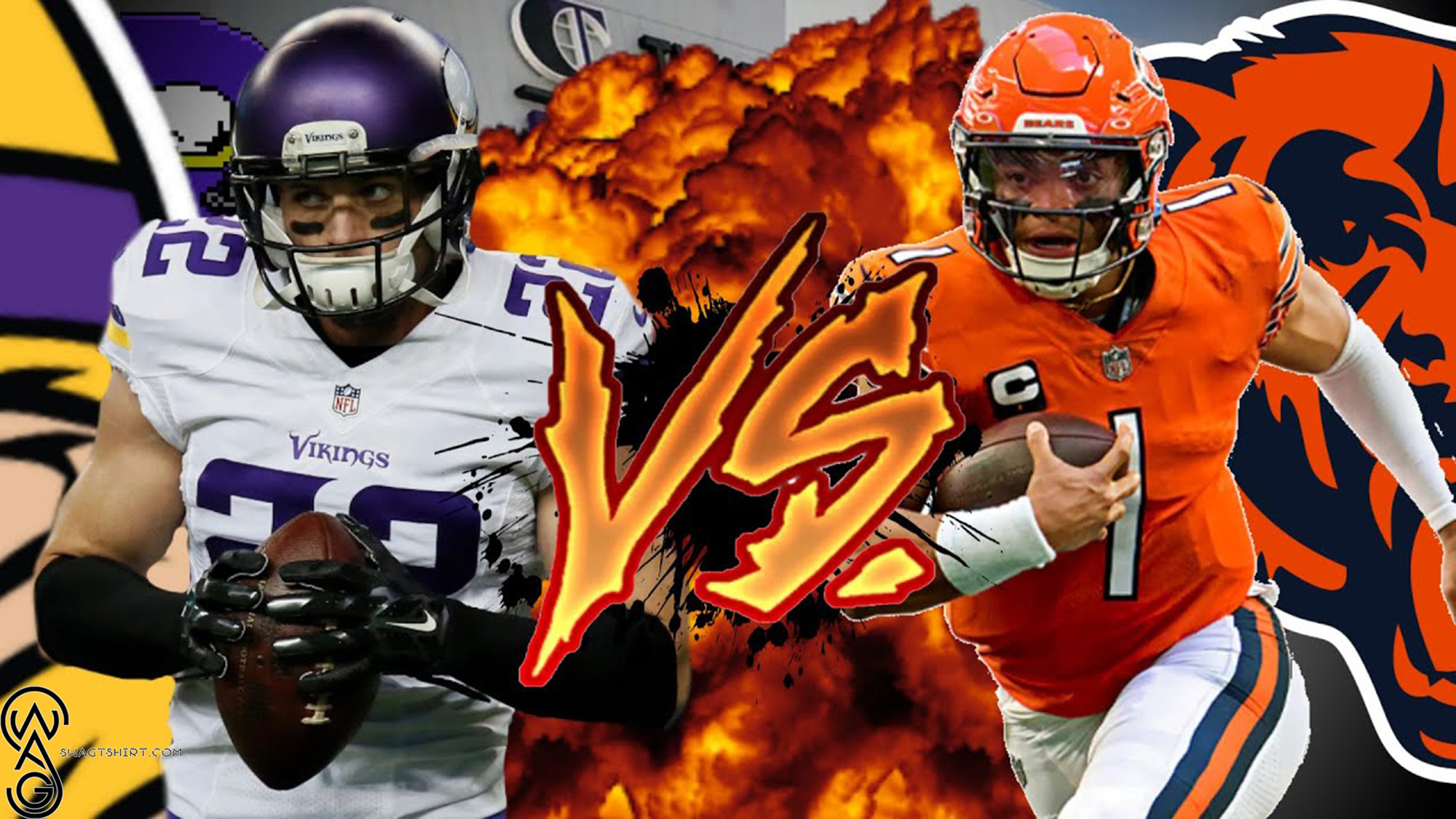 NFC North Showdown Chicago Bears vs. Minnesota Vikings - November 27, 2023