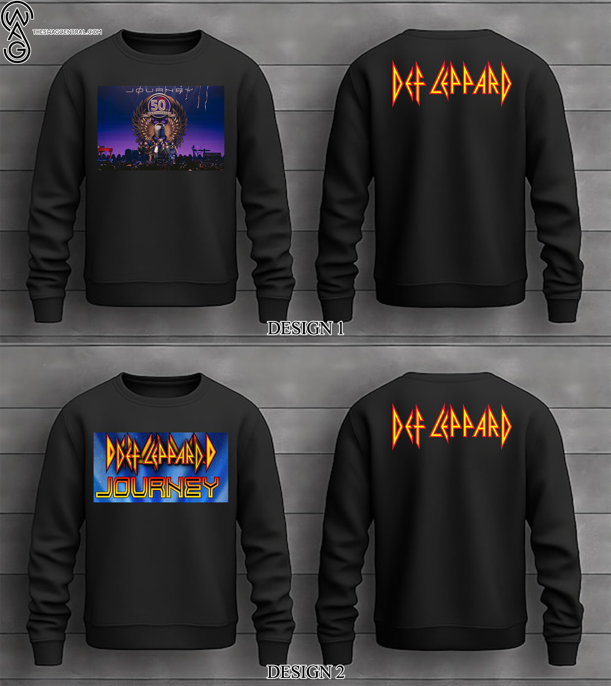 Def Leppard and Journey Announce Joint 2024 World Tour Shirt